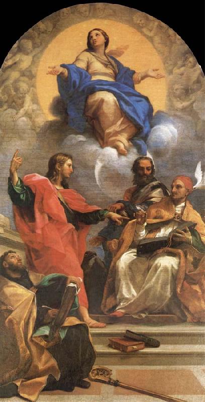 Maratta, Carlo The Immaculate one Concepcion Second half of the 17th century France oil painting art